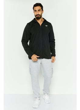 BRAVE SOUL Men Sportswear Fit Training Track Jacket, Black  - Image 2
