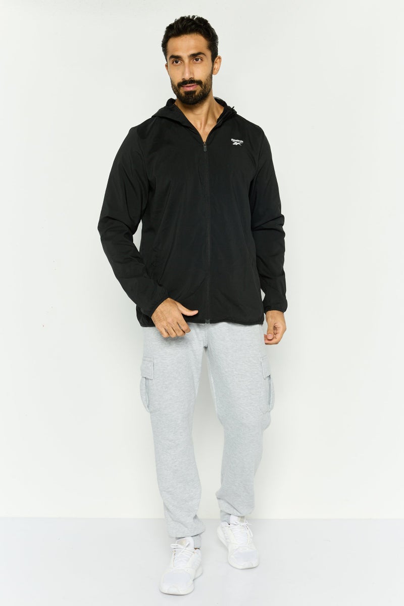 BRAVE SOUL Men Sportswear Fit Training Track Jacket, Black - Image 2