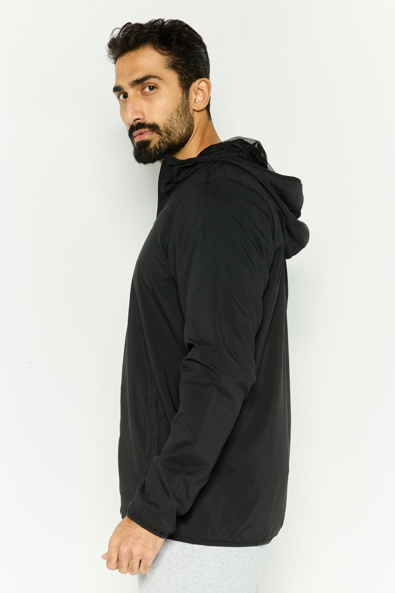 BRAVE SOUL Men Sportswear Fit Training Track Jacket, Black - Image 4