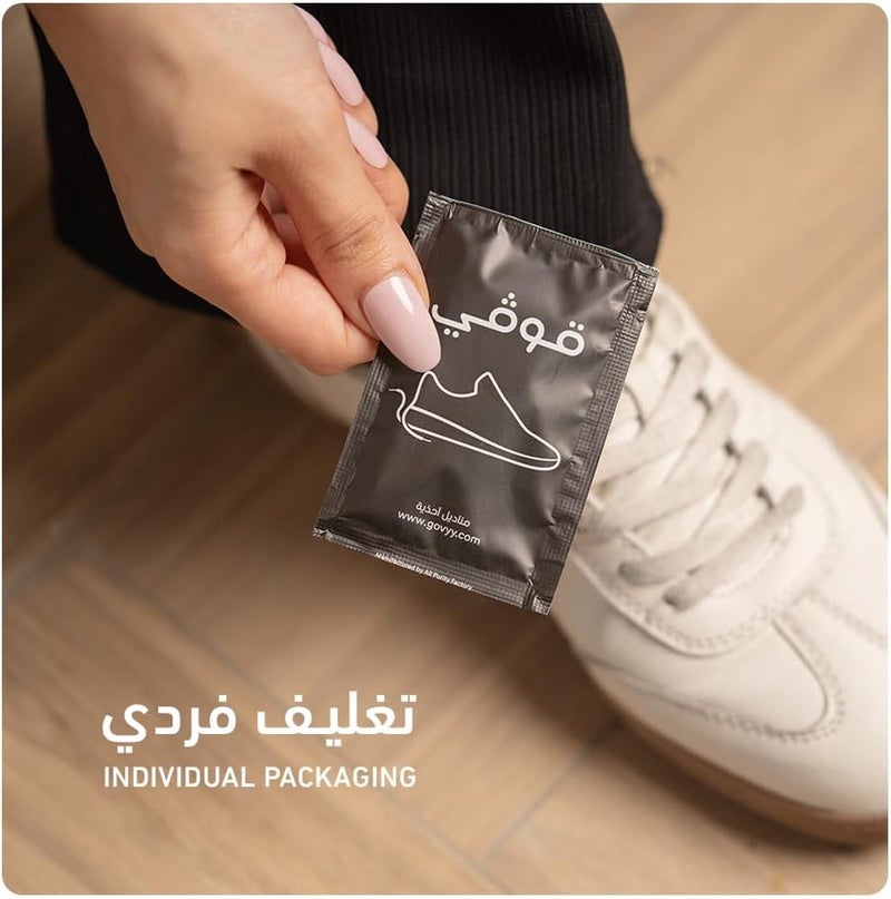 Govyy Shoe Cleaning Wipes - 25 Individually Wrapped Wipes - Image 5