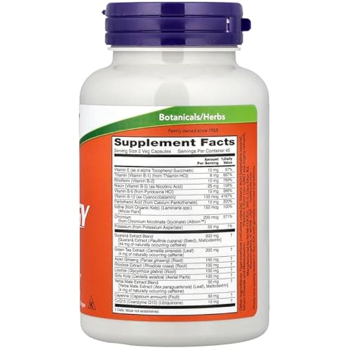 now Energy - Metabolic Diet 90 Vcaps - Image 2