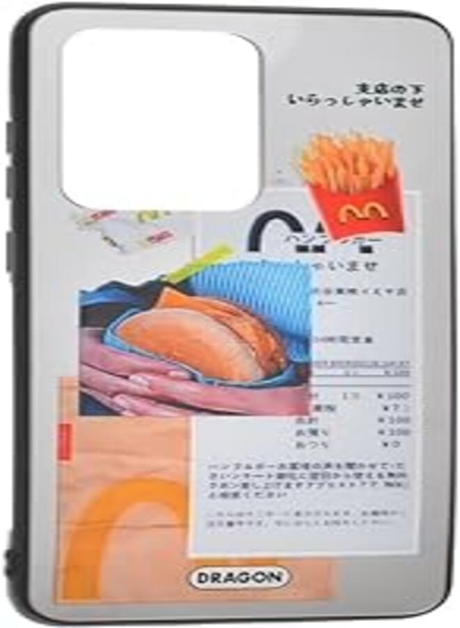 Dragon Plastic Creative Back Phone Protection Case Funky Design With Silicone Safety Edges And Mirror Back For Samsung Galaxy S11 / S20 Ultra - Multi Color