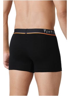 Van Heusen Van Heusen Cotton Men Active Swift Dry Trunks - Mesh Panel, Breathable_40044_Pure Black_Xl, X Large  - Image 3