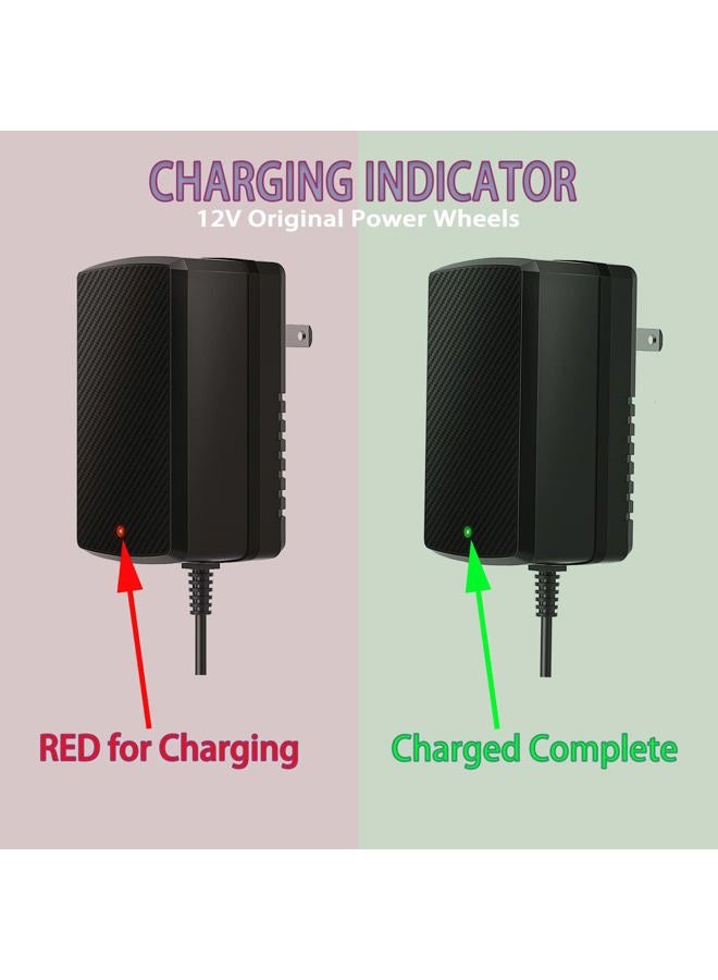 LAZORA 12V Charger for Kids Ride On Car Toys 12 Volt Battery Charger Best Choice Products Wrangler SUV Kid Trax Dynacraft Toy Car 12v Universal Charger Kids Electric Battery Power Supplies - Image 5