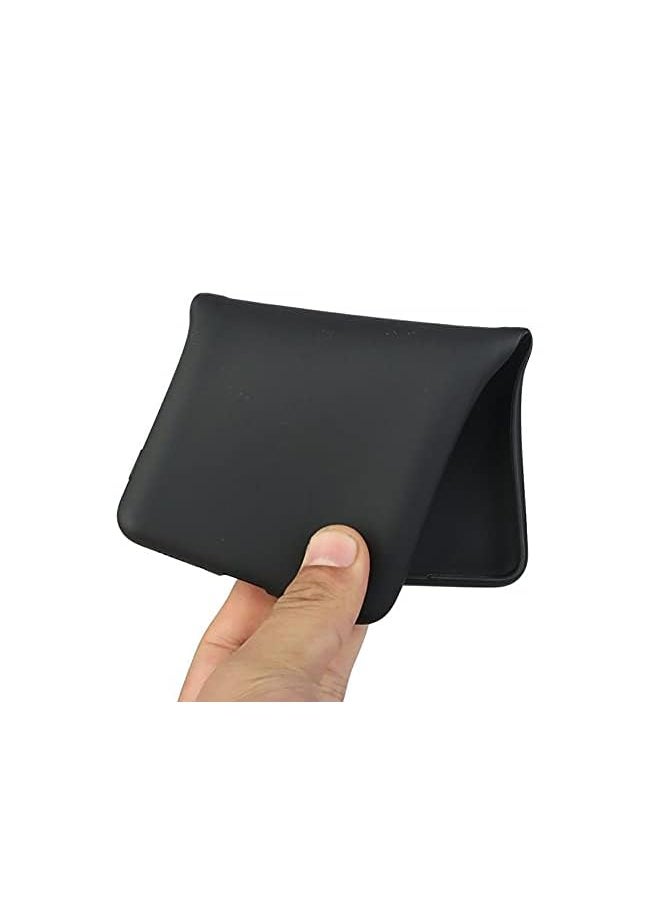erorex - Flexible Plastic Matte Case Cover Without Luster Soft Touch Mobile Phone Case Compatible With Oneplus 8 Pro Black - Image 1