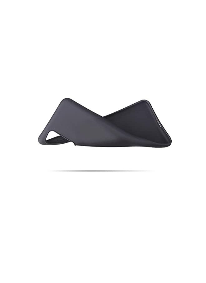 erorex - Flexible Plastic Matte Case Cover Without Luster Soft Touch Mobile Phone Case Compatible With Oneplus 8 Pro Black - Image 1