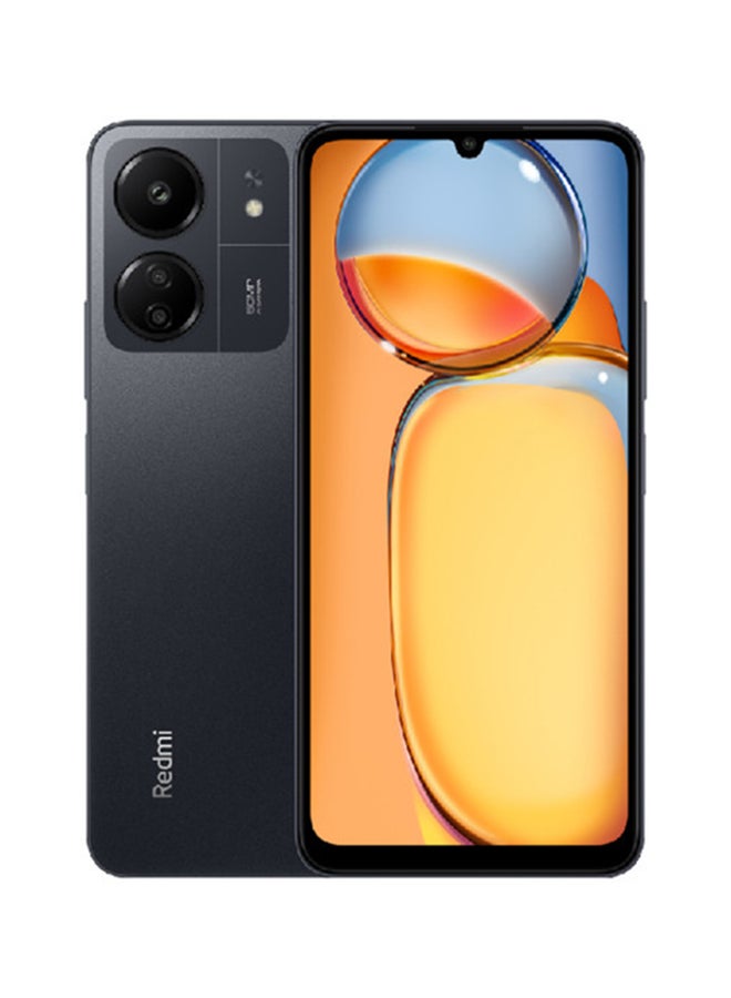 شاومي هاتف Redmi 13C ثنائي الشريحة بلون أسود منتصف الليل وذاكرة وصول عشوائي (RAM) سعة 8 جيجابايت وذاكرة داخلية 256 جيجابايت ويدعم تقنية 4G - الإصدار العالمي - Image 1