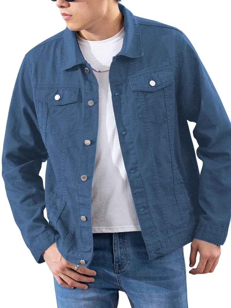 TOPLOT Men's Jacket | Stylish Outerwear Design | Premium Quality | Regular Fit Structure | Comfortable Wear | Trendy Look Styling | Functional Layering | Casual & Outdoor Wear (5266_XL_Navy) - Image 4