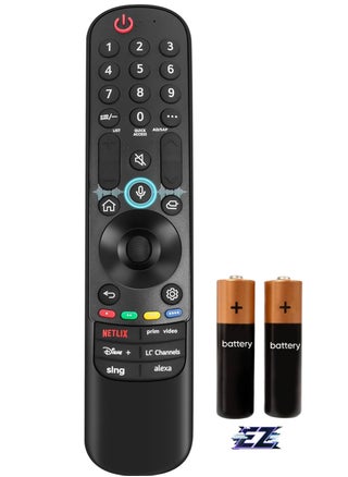 Voice Magic for LG TV Remote Control Replacement Compatible with LG Magic Remote MR23GN with Pointer and Voice Function for LG UHD OLED QNED NanoCell MiniLED C1 C2 C3 4K 8K Smart TVs with Battery - pzsku/Z7E3A2B4365697318413FZ/45/_/1734263258/8c562d54-6636-439a-bf86-a4333e097228
