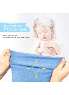 Generic Baby Wrap Bag, Baby Carrier, Multifunctional Cover Elastic Baby Carrier Comfortable Baby Wrap Baby & Newborn Wrap Up to 15 kg  - Image 4
