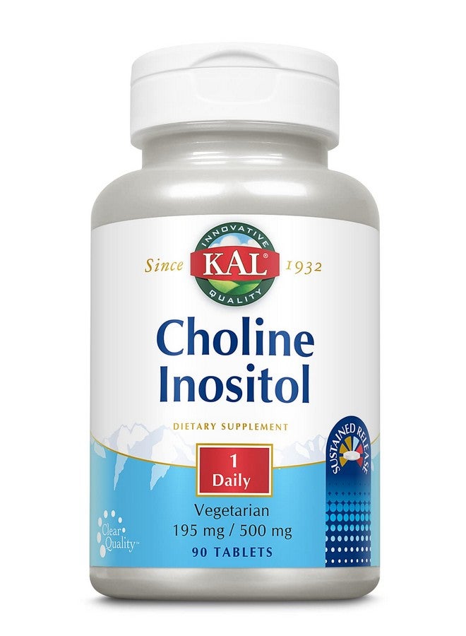 KAL Choline Inositol Tablets 195/500 mg 90 Count - Image 1
