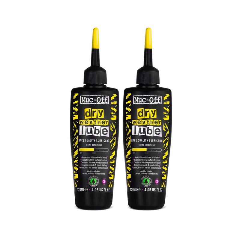 Muc Off Muc-Off Dry Chain Lube, 2 Pack 4 fl oz - Bike Lube, Bike Chain Oil, Chain Wax for Dry Weather Conditions - Biodegradable Bike Lubricant and Bicycle Chain Oil - Image 4