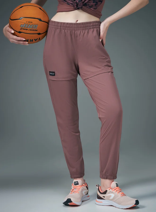 Technosport Technosport Women Solid 4-Way Stretch Relaxed Fit Joggers