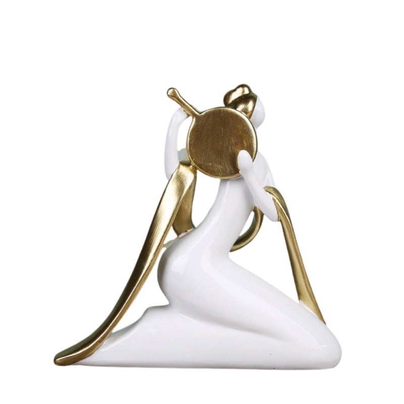 Statue Decorations Modern Luxury Ornaments Entryway Living Room TV Cabinet Bookshelf Furnishings Simple Abstract Figures Decorations Home Decor Object - Image 1