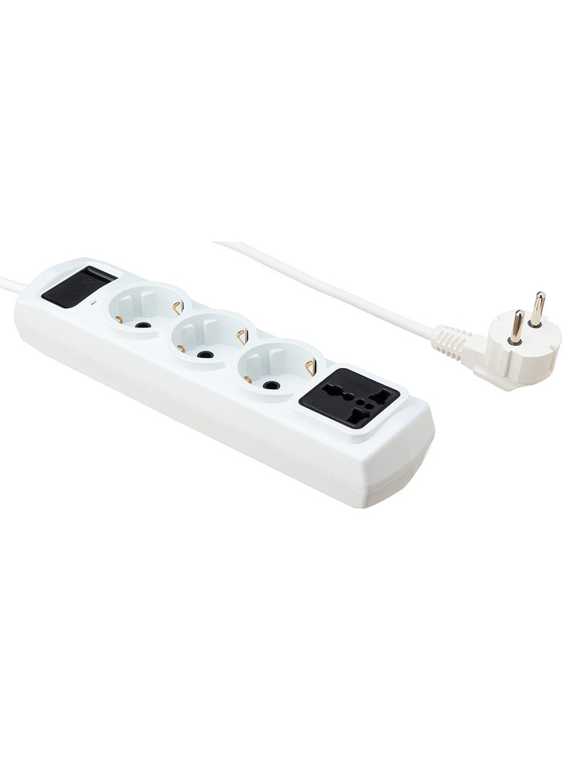 ElMaleka Electricity Subscriber - 4 Ports - 4 M - White - Image 2