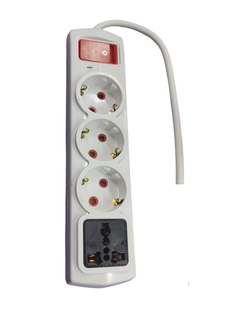 ElMaleka Electricity Subscriber - 4 Ports - 4 M - White - Image 3