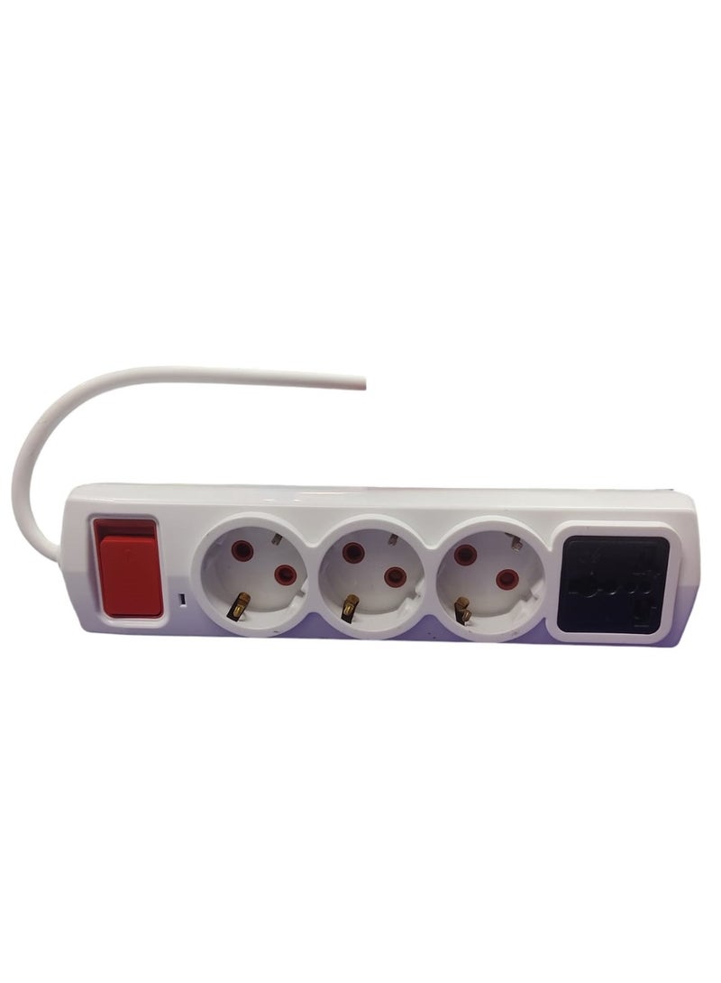 ElMaleka Electricity Subscriber - 4 Ports - 4 M - White - Image 4