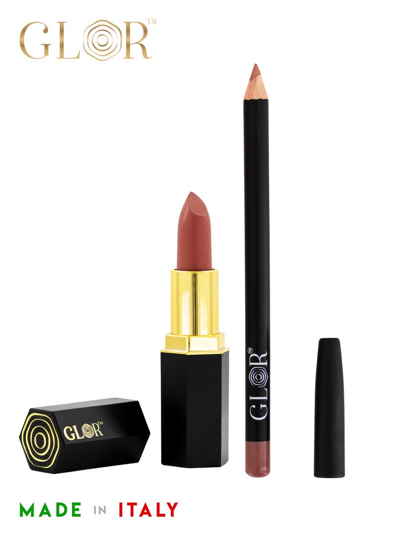 غلور  قلم تحديد الشفاه غلور إندليس تشارم ألتيميت بريسيشن - أحمر الشفاه كافيه آند غلور إندليس تشارم أفوغاتو - Image 1