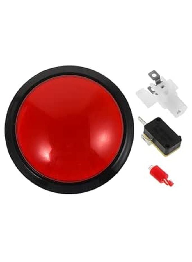 استبدال زر محدب أحمر بمفتاح ضغط مع مؤشر LED لتحكمات ماكينات الأركيد - Image 1