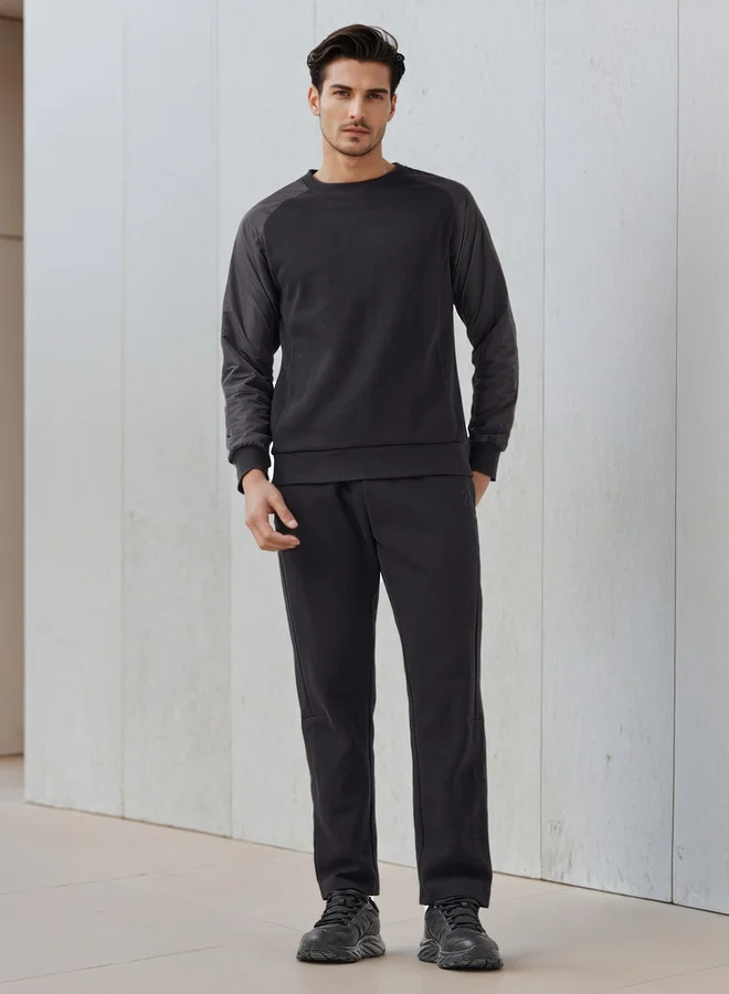 آكتف سويت شيرت رجالي بأكمام راجلان