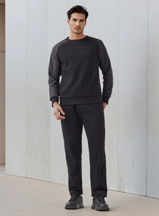 آكتف سويت شيرت رجالي بأكمام راجلان