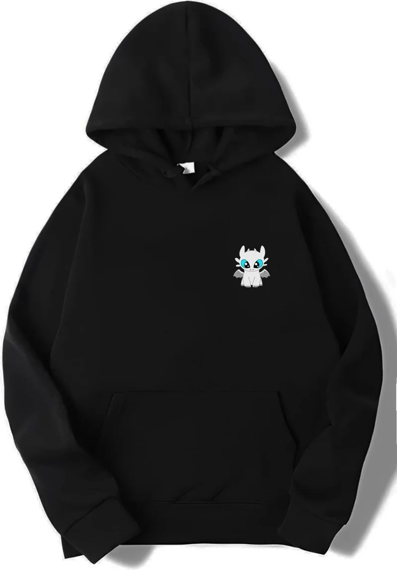 BRZ Collection Unisex Oversize Light Fury How to Train Your Dragon Hoodie