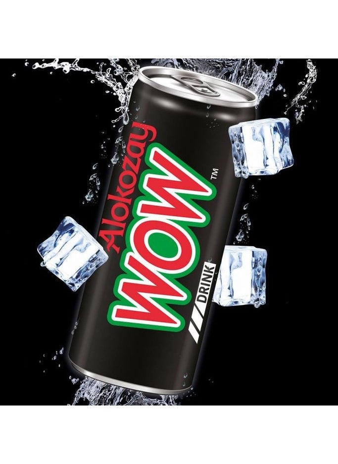 Alokozay - Wow Regular Drink Cans 6 x 250ml - Image 1