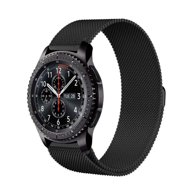 eWINNER Milanese Loop Stainless Steel Strap (22mm) Compatible with Samsung Gear S3 Frontier/Classic – Magnetic Lock - Image 1