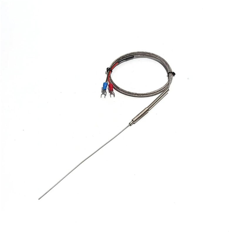 WRNK-191 Flexible K-Type Armored Thermocouple, Wire Diameter 1-2mm, Length 50-500mm, Measures 0-1100°C 1pcs(Dia. 1mm-Cable 3M,Probe L 150mm) - Image 4