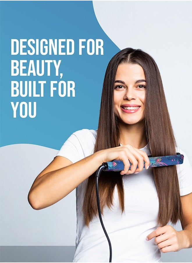 Couture Hair Pro - Hair Straightener - Premium Saloon Quality - Fast Heat up -Peacock - Image 1
