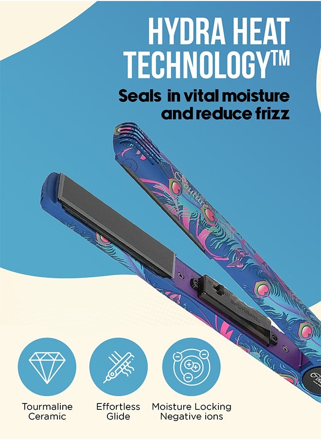 Couture Hair Pro - Hair Straightener - Premium Saloon Quality - Fast Heat up -Peacock - Image 1