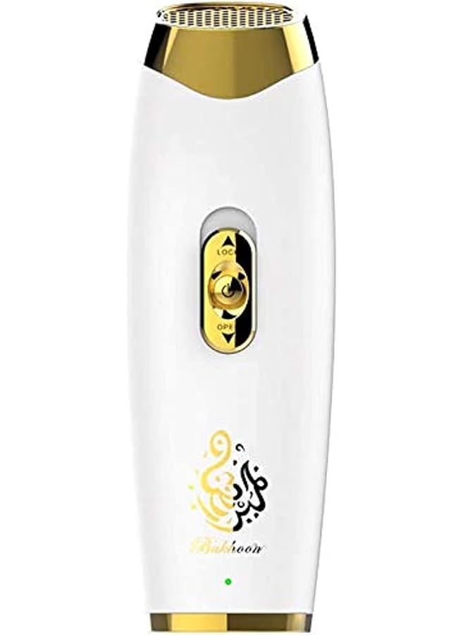 erorex New Portable Arabic Electric Bukhoor Incense Burner Handheld Usb Battery Charger Aromatherapy White - Image 1