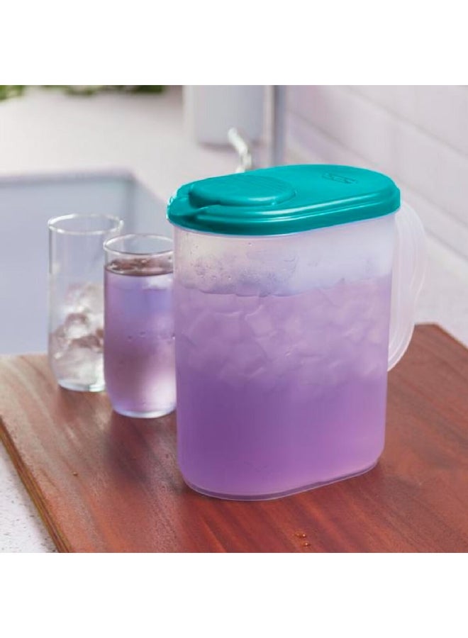 ستيريليت إبريق قياس متدرج آمن للاستخدام في الفريزر، شفاف وأخضر، 3.8 لتر 04900906 - Image 3