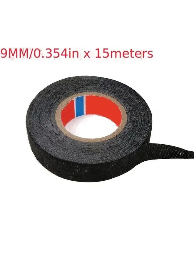 9MM Heat Resistant Electrical Cloth Tape For Cable Wiring Harness Organization - Image 1