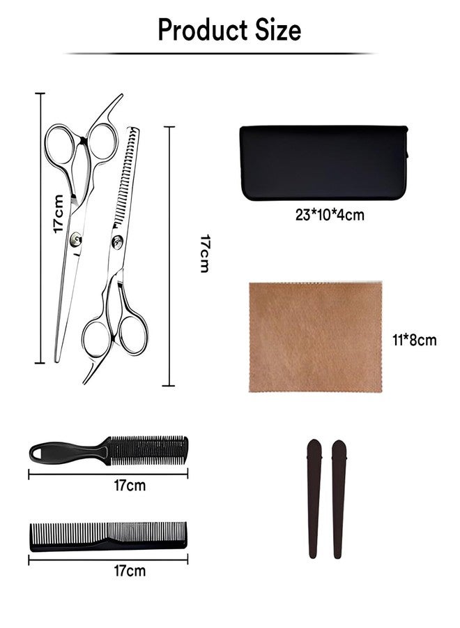 SYGA Premium 9-Piece Hair Cutting Set Household Hairdressing Scissors for Hair Cutting, Bangs, Thinning, and Special Tooth Scissors Set - Image 5