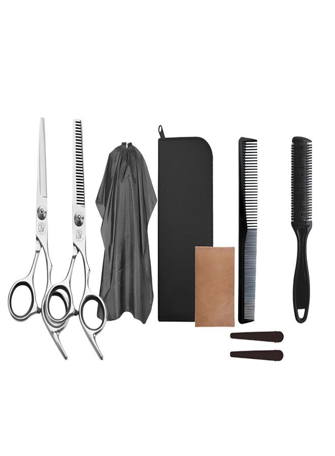 SYGA Premium 9-Piece Hair Cutting Set Household Hairdressing Scissors for Hair Cutting, Bangs, Thinning, and Special Tooth Scissors Set - Image 1