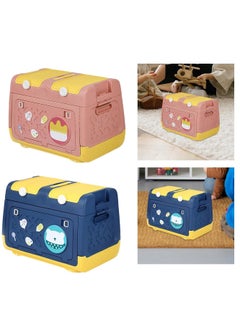 Toy Storage Box with Wheels Multipurpose Portable Storage Case Container Cute for Games Book Puzzles Kids Bedroom Nursery Room - pzsku/Z7E3B4823E6518BF78968Z/45/_/1732287056/ee6e710d-1576-4e19-a057-cd039c66d2f1