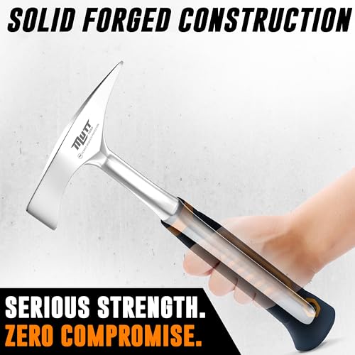 AMERICAN MUTT TOOLS Mutt Tools 14oz Head Weight Welding Chipping Hammer - Professional Slag Hammer for Welders - Forged Steel Impact Tool for Metal Work - Welding Hammer - Image 4