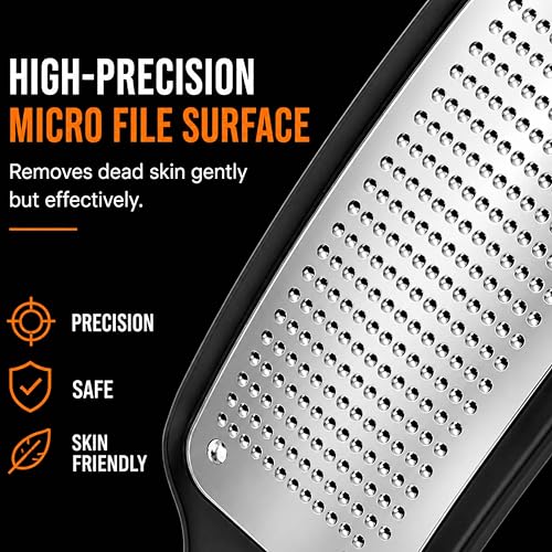 Beauté Secrets Foot File, Foot Scrubber for Dead Skin, Pedicure Tool, Foot Rasp, Foot Buffer (BS-FF-4) - Image 4