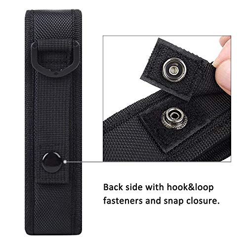 XTAR 2-Pack Flashlight Pouch Holster Holder for 5"-6.5" Flash Light Compatible with Fenix UC30 UC35 E35 Surefire G2X 6P 6PX E2L 501B 502B Streamlight ProTac XTAR TZ20 (2 Flashlight Holster) - Image 5