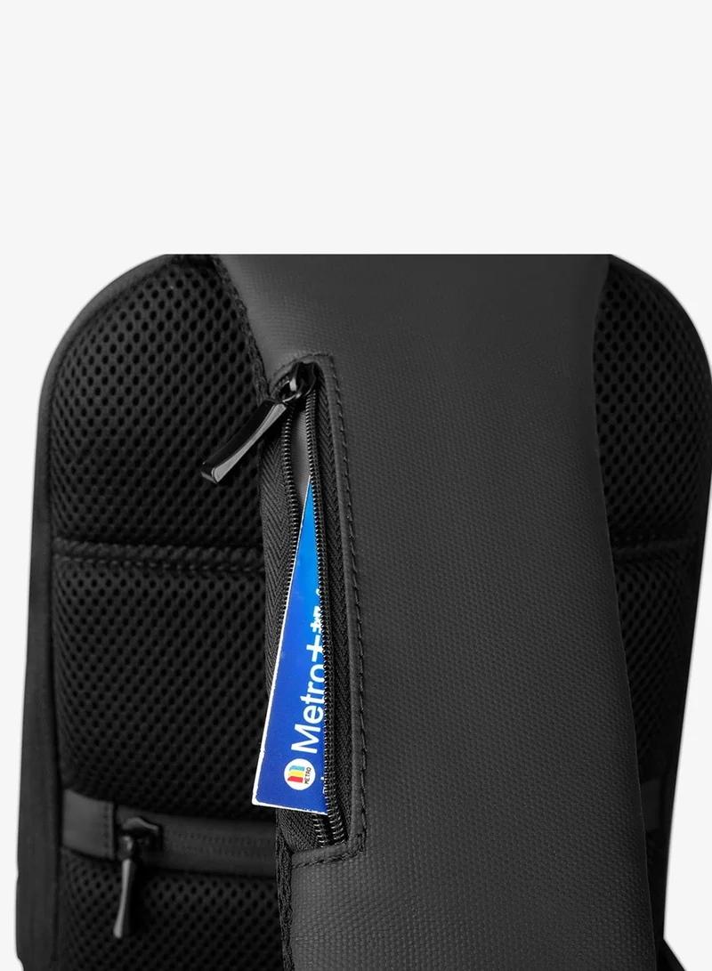 MARK RYDEN MARK RYDEN Anti-theft Shoulder Bag for Men, Crossbody Bags with USB Charging Port, Waterproof Chest Bag for Travel, Work, School, Business-Black, Black