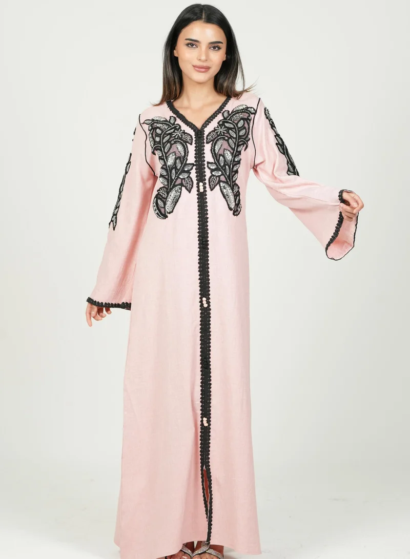 AL BENT AL SHARQIEH embroidred jalabiya dress