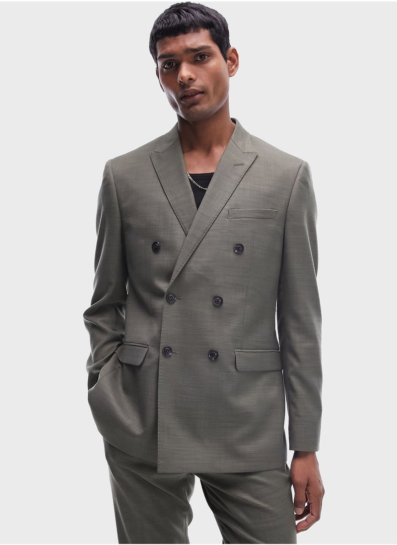 توب مان Double Breasted Suit Jacket  - Image 1