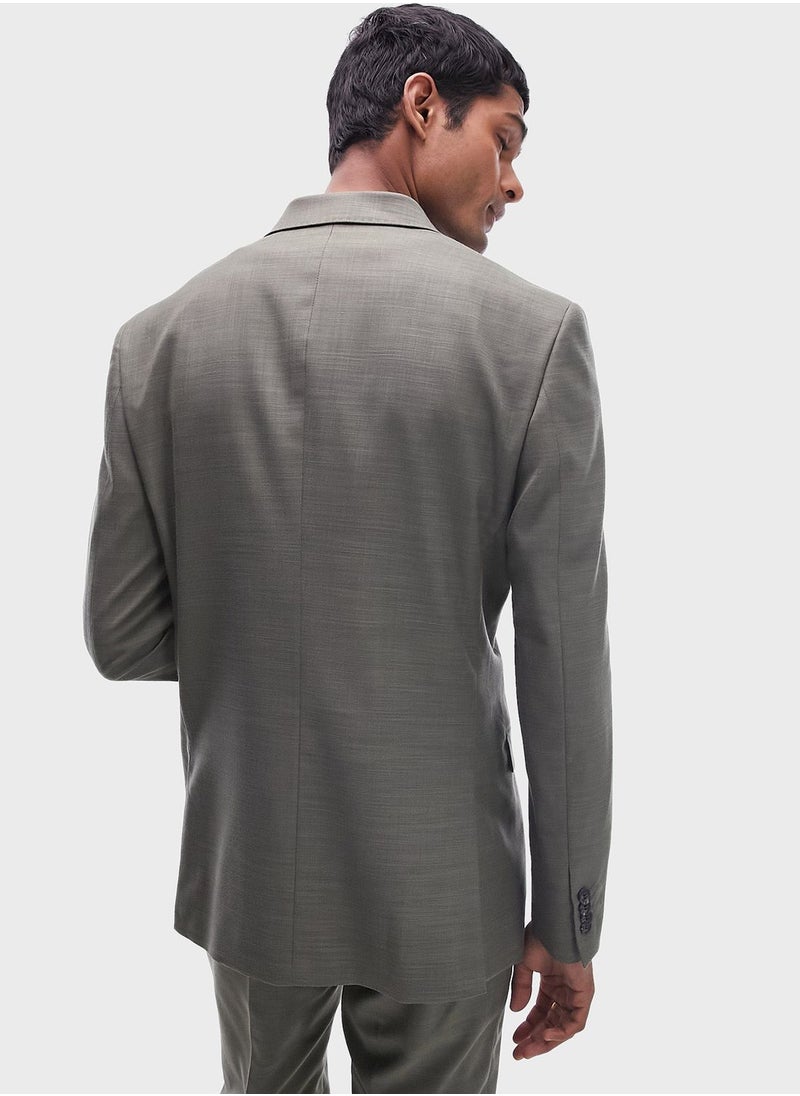 توب مان Double Breasted Suit Jacket  - Image 2