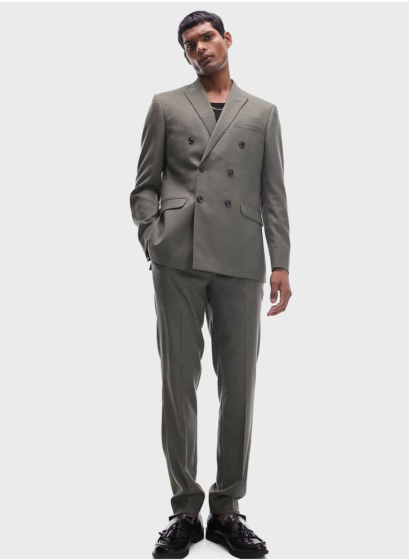 توب مان Double Breasted Suit Jacket  - Image 5