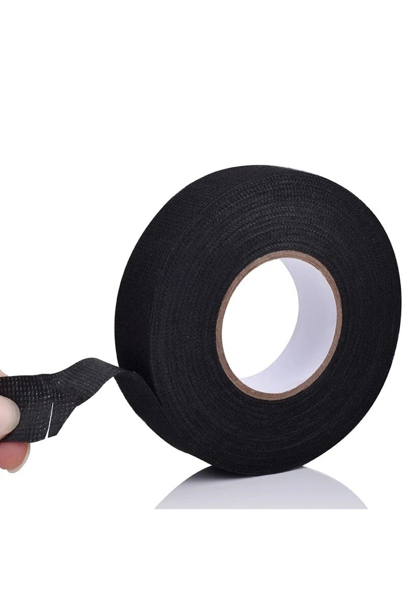 إيروريكس شريط لاصق مقاوم للحرارة ومثبط للهب بطول 15 متر، مصنوع من قماش كوربلاست لاصق، مناسب لتوصيلات أسلاك السيارات... - Image 2