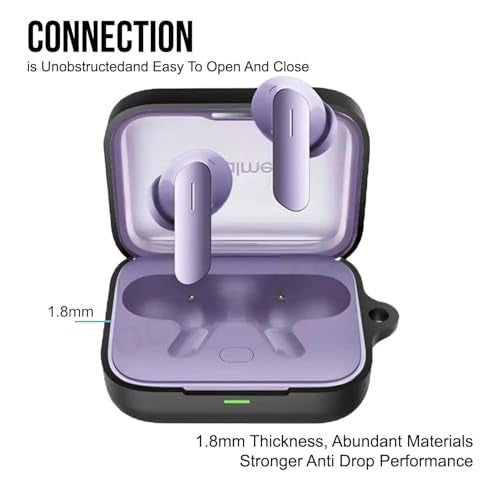 Cocoonkart Silicone Case Cover Compatible for Realme Buds Air 7 | 7 Pro (Moss Green) - Image 4