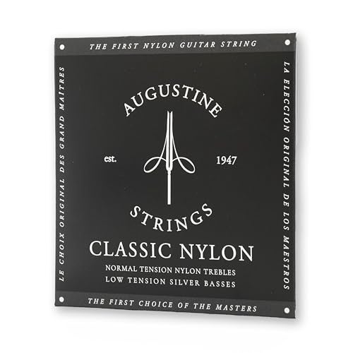 Augustine Strings Classic Black - Low Tension Classical Guitar Strings - The Original Nylon String - 1 Set - Image 3