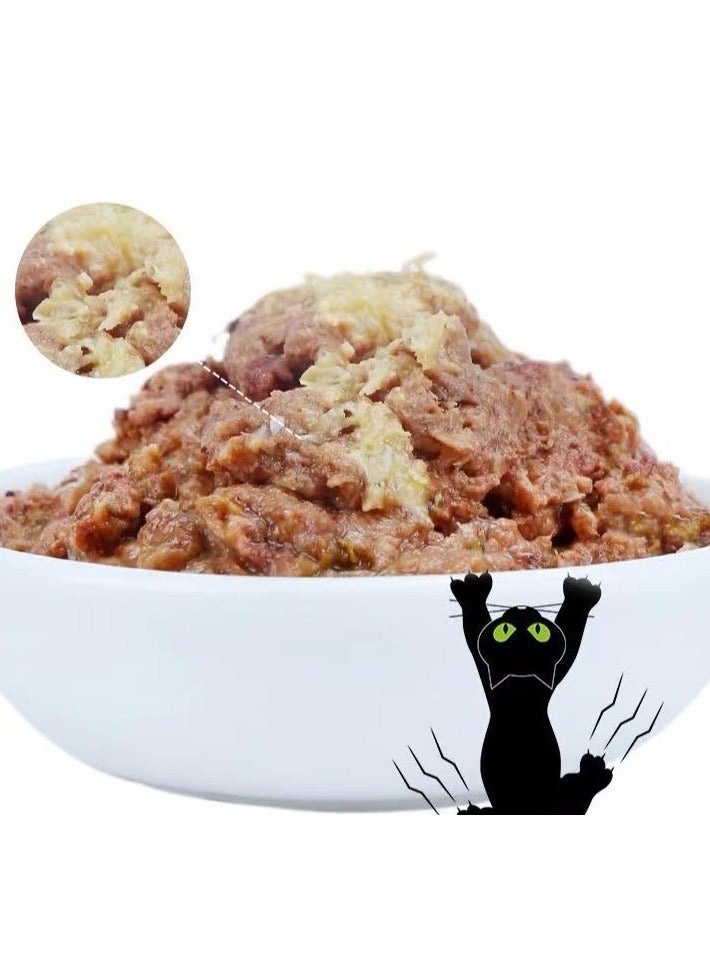 Generic TaoTaoPets Pet Snacks Canned Tuna and meat 85g*12 cans  - Image 4