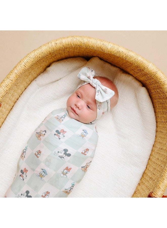 Copper Pearl Large Premium Knit Baby Swaddle Receiving Blanket Mickey Mouse & Friends - Image 4